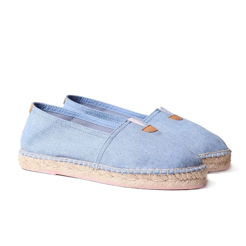 TONI PONS Toni Pons Classic Espadrilles Denim Sandal 9 NWT Made in Spain